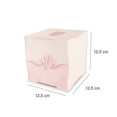 Acrylic Tissue Box 12.5x12.5x12.5 cm